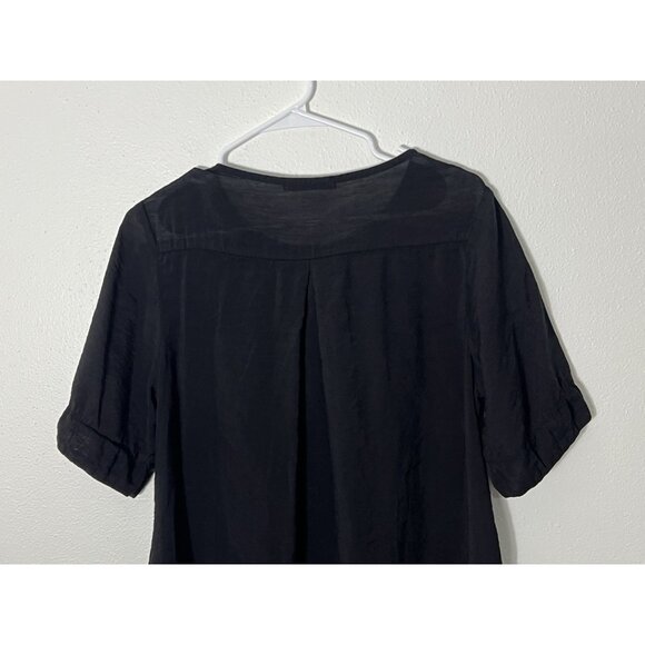 Cut Loose Black Dress Size Small Lagenlook Pockets - Picture 9 of 15